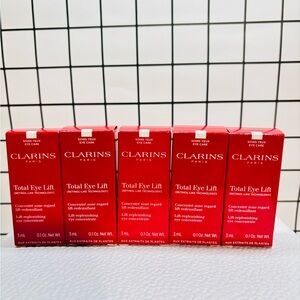 2/$80 🆕 Clarins Total Eye Lift Cream 3mlx5=15ml like a Full size